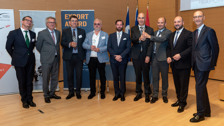 Luxscan celebrate winning the 2018 Export Award